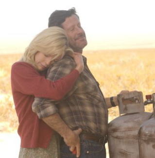 Still of Kim Basinger and Joaquim de Almeida in The Burning Plain