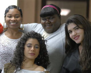 Still of Amina Robinson, Gabourey Sidibe and Stephanie Andujar in Precious: Based on the Novel Push by Sapphire
