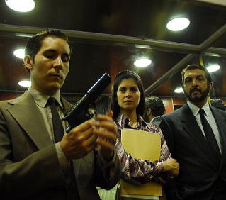Still of Ricardo Darín, Soledad Villamil and Javier Godino in The Secret in Their Eyes