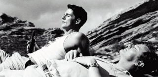 Still of Colin Firth and Matthew Goode in A Single Man